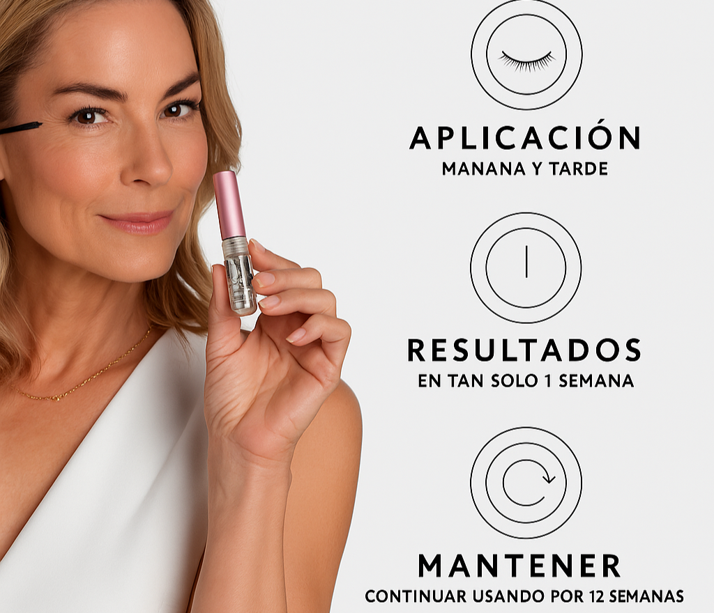 ¡Consigue pestañas largas y poderosas! Serum Growth 2x1