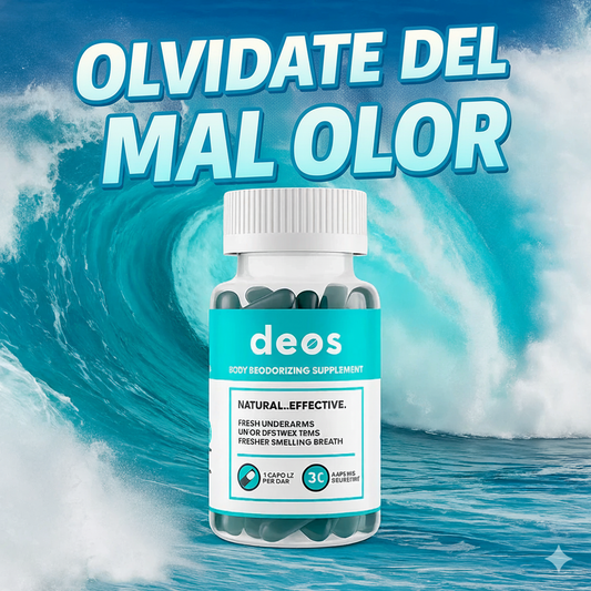 ¡Adiós al Mal Olor y la Preocupación! DEOS™ Cápsulas Naturales