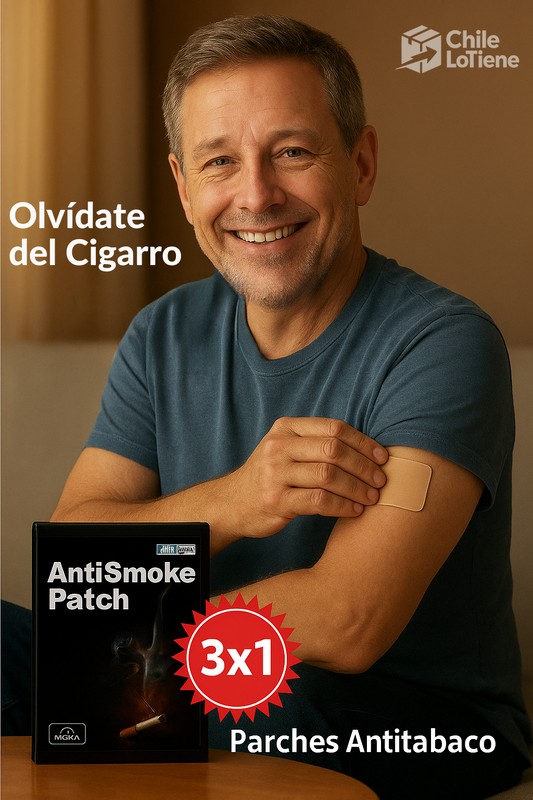¡Deja el cigarro sin ansiedad! Parche Antitabaco – Oferta 3x1