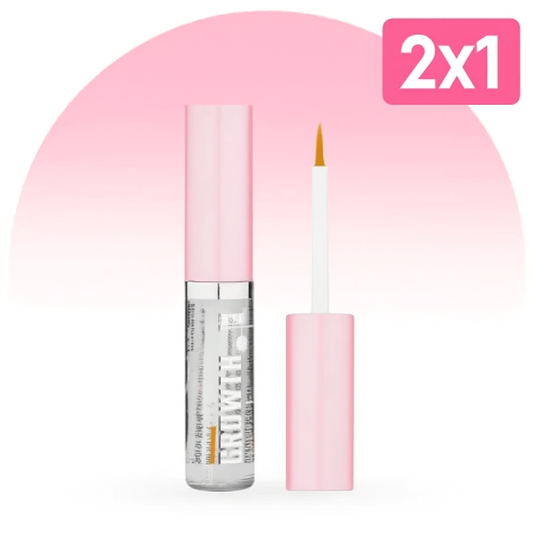 ¡Consigue pestañas largas y poderosas! Serum Growth 2x1